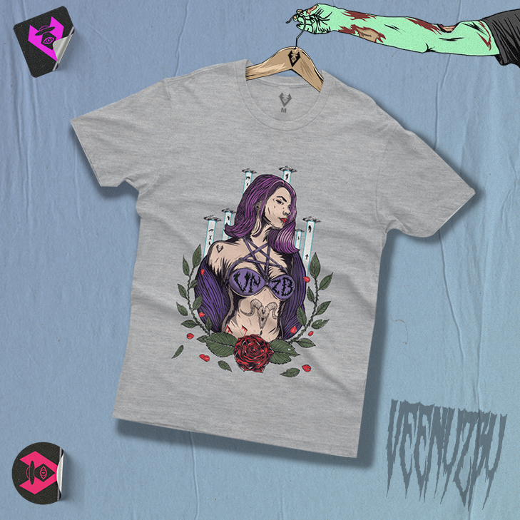 Camiseta Lucy Cinza