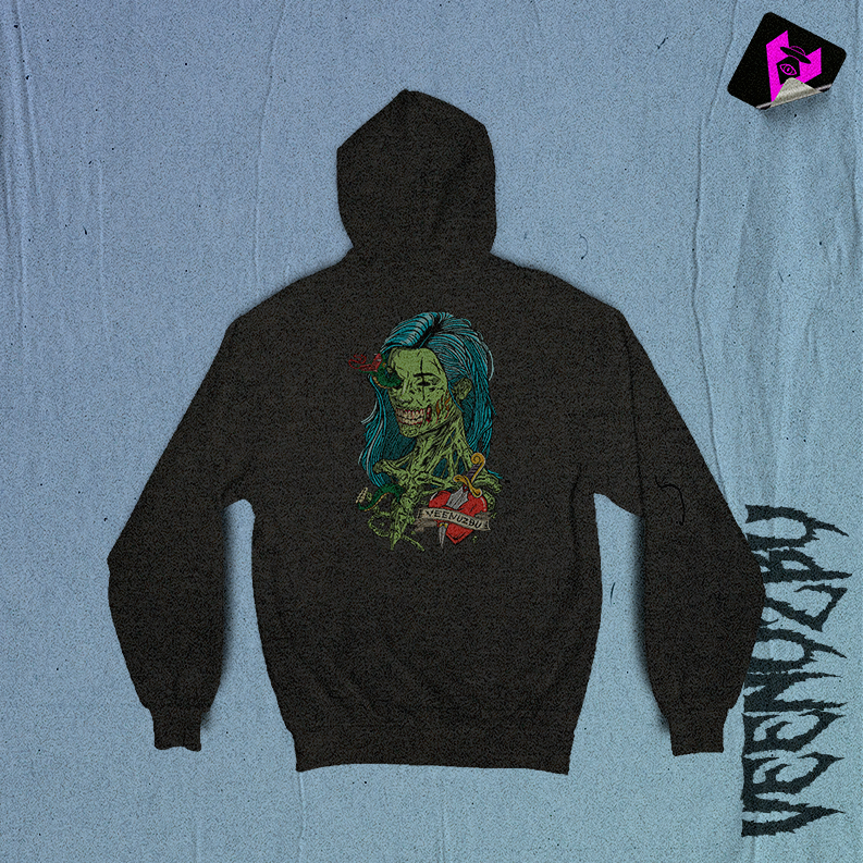 Moletom Zumbi Preta Grande