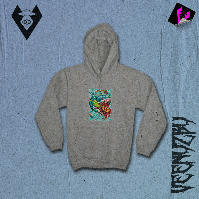 Moletom Shark  cinza