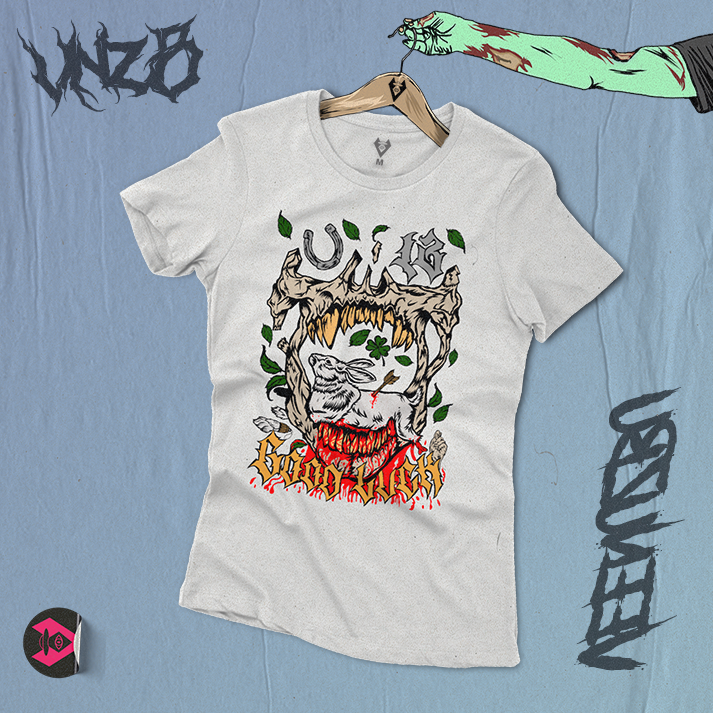 Camiseta Sorte Branca Feminina