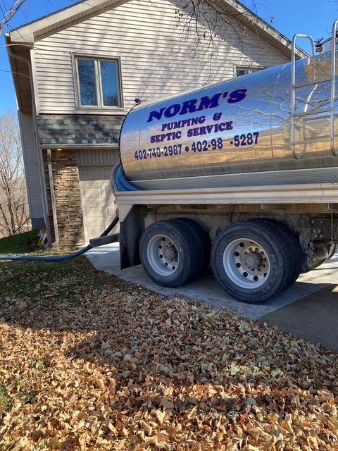 Norm's Truck — Council Bluffs, IA — Norm's Pumping & Septic Services