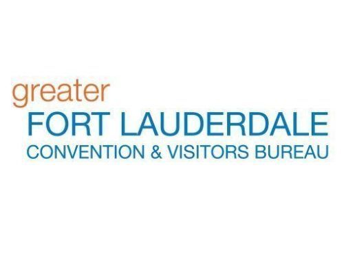 The logo for the greater fort lauderdale convention and visitors bureau.