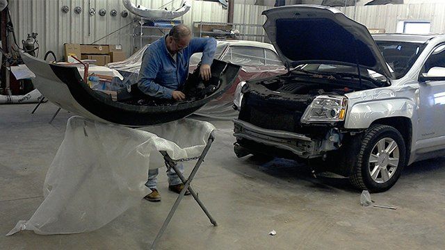 Car Dent Repair — Repair of Damaged Car in Easton, MD