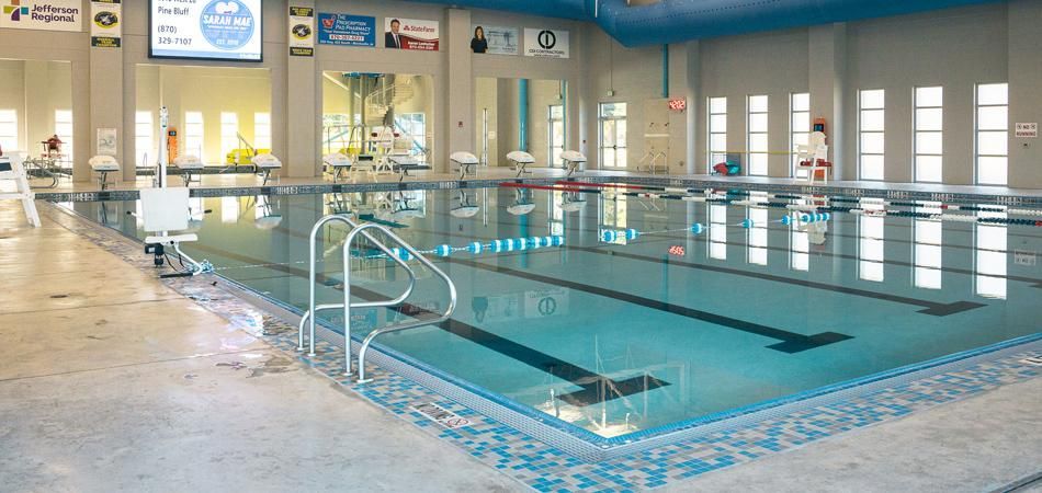 pine bluff aquatic center pool