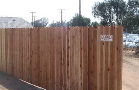 Wood Fence Installation — Riverside, CA — Elrod Fence Co