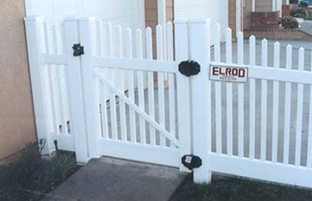 Vinyl Fence Gate — Riverside, CA — Elrod Fence Co