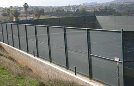 Sports Ground Fence — Riverside, CA — Elrod Fence Co