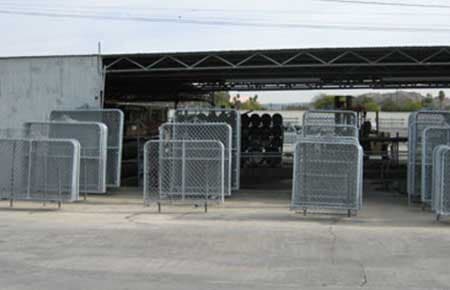 Newly Built Steel Net Fence — Riverside, CA — Elrod Fence Co