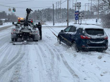 Car Being Carried by a Tow Truck — San Antonio, TX — Superior Hospice