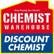 a chemist warehouse discount chemist sign that says stop paying too much