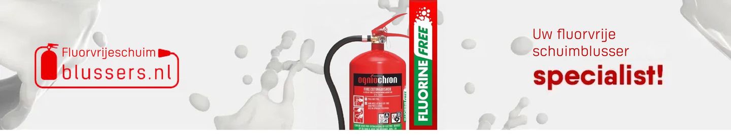 Fluor vrije schuimblussers - Website banner boven
