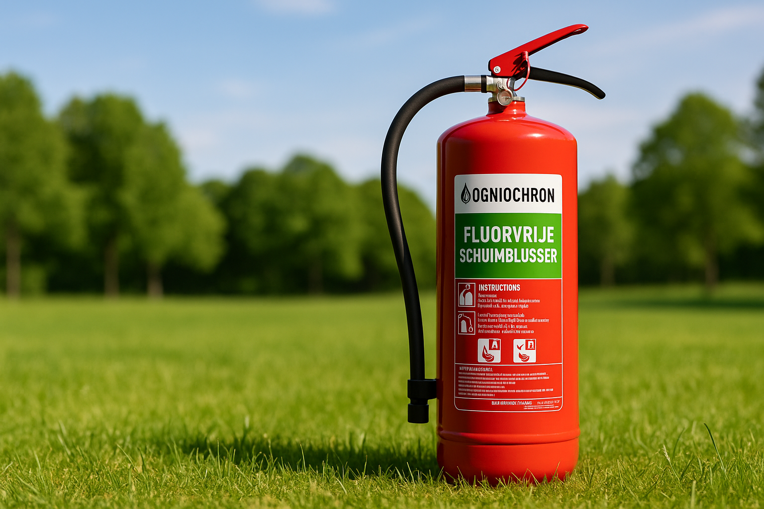 Fluorvrije brandblussers zijn schuimblussers met fluorvrij blusschuim