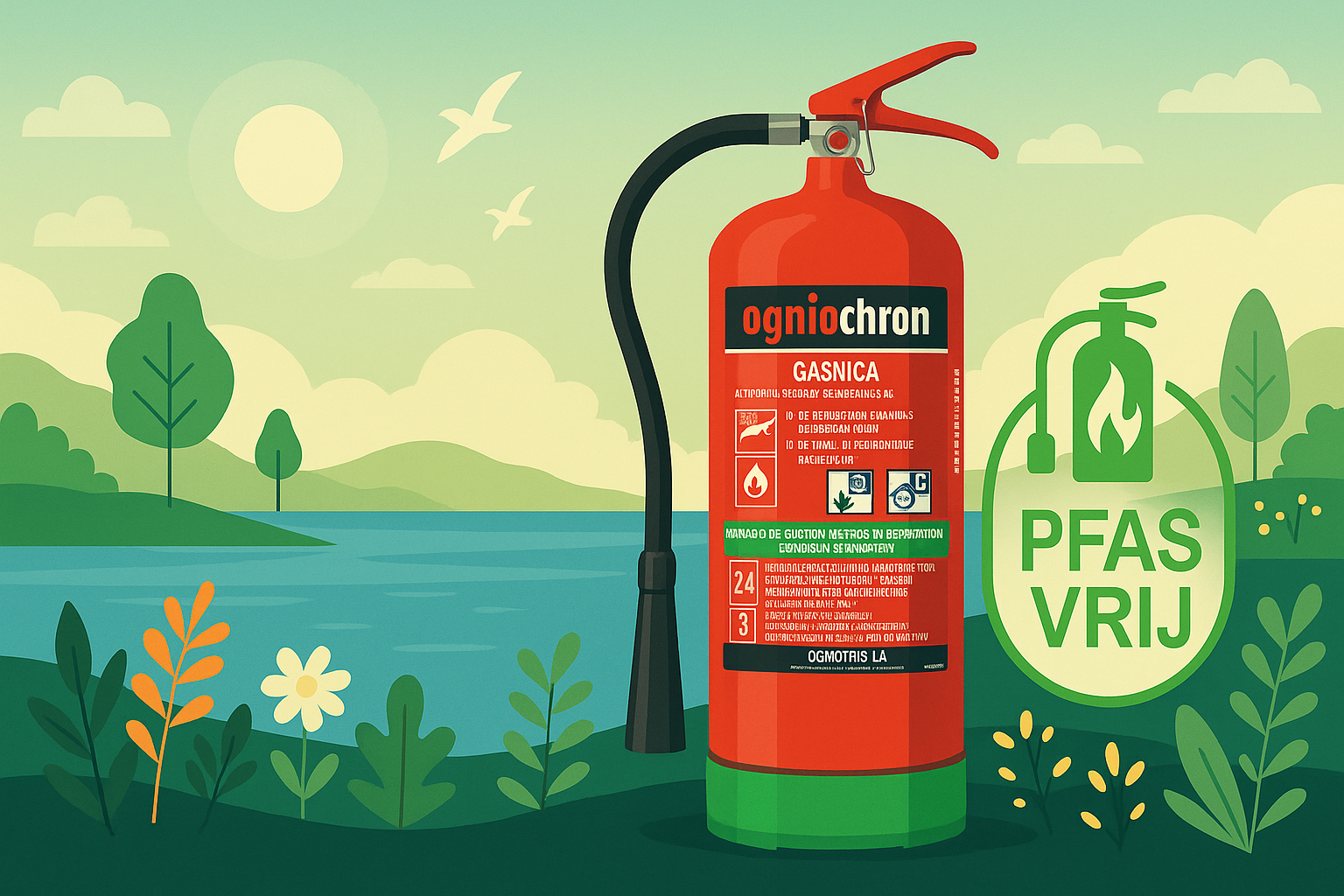 Waarom kiezen voor PFAS-vrij blusschuim in brandblussers