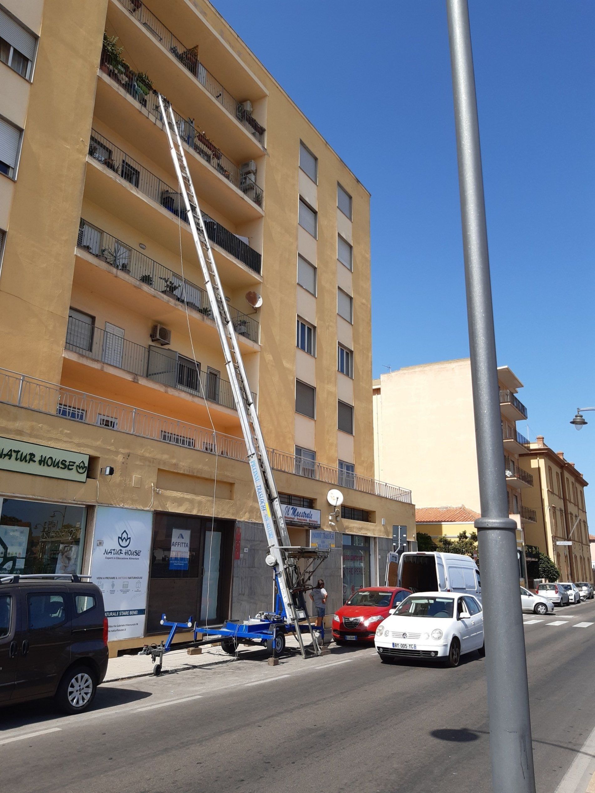 Piattaforma per traslochi