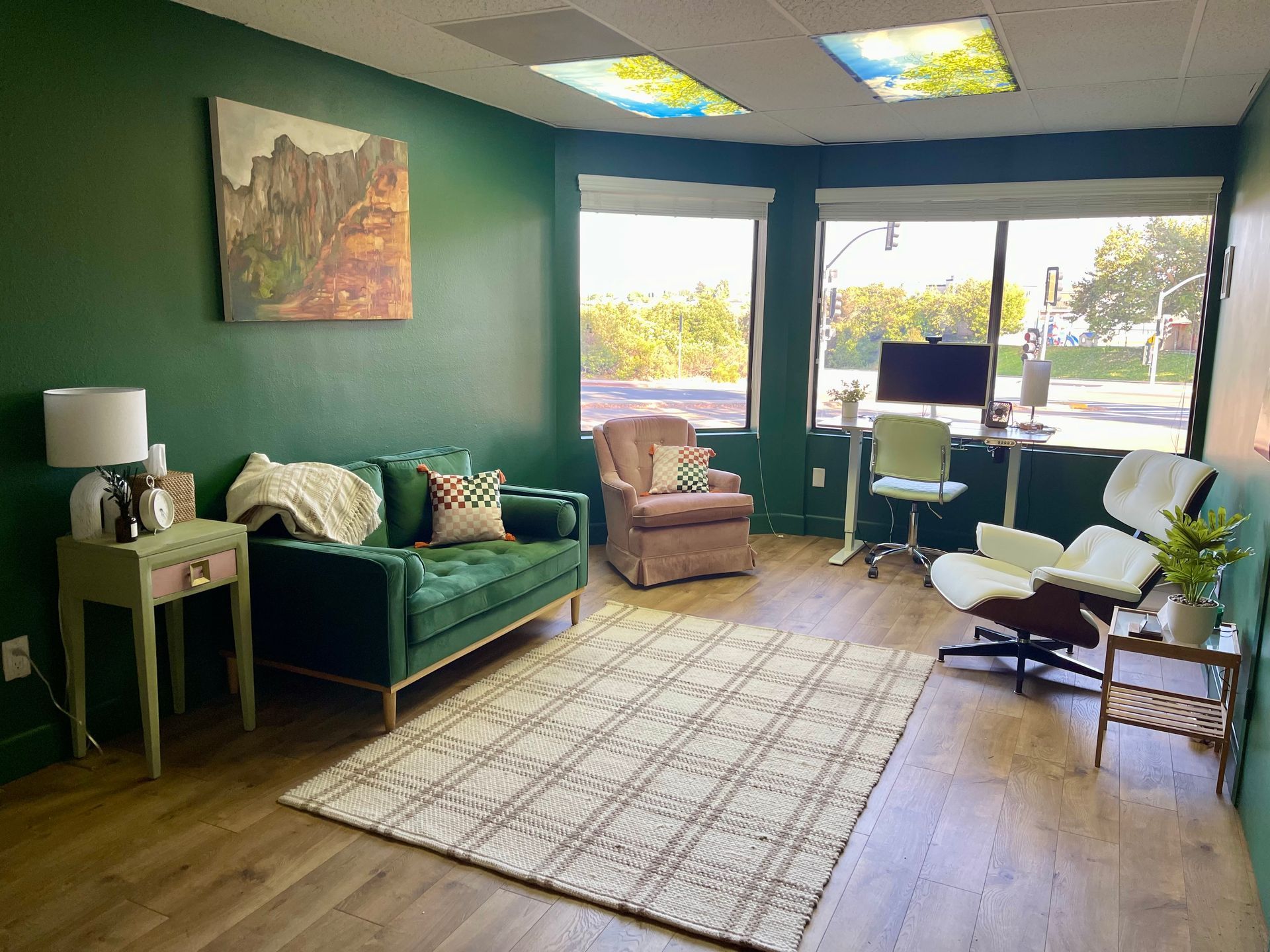 Inside the office where therapy is held