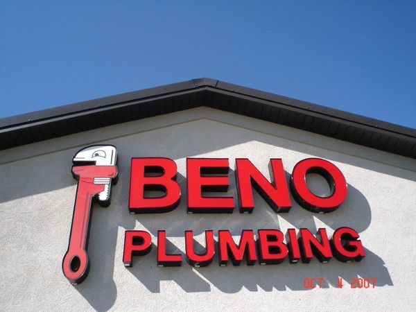 Beno Plumbing Store Signage — Green Bay, WI — Beno Plumbing