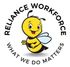 a logo for reliance workforce what we do matters