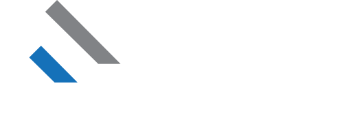 Blue and grey geometric shapes.