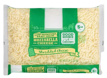 Shredded Mozzarella Cheese 5/lb