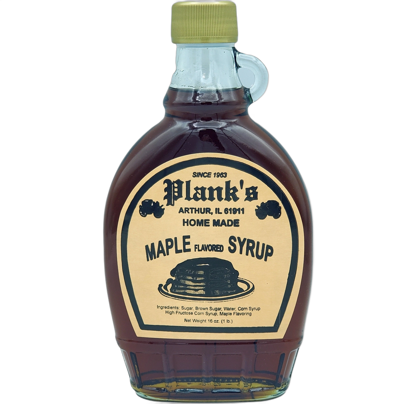 Amish Made Syrup 16 oz. Jar. Maple Syrup