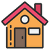 An electric drill icon in a flat style on a white background.
