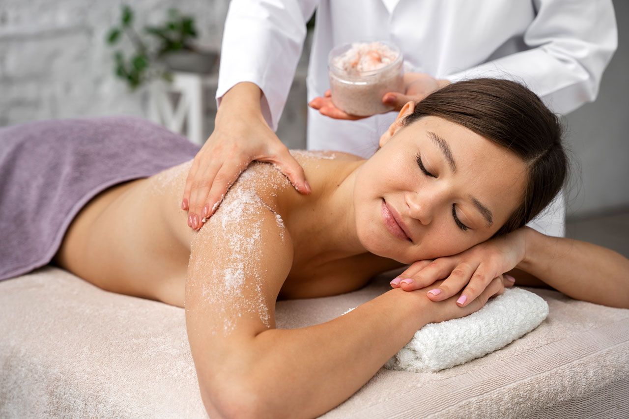 Woman on a Salt Therapy in Ballarat