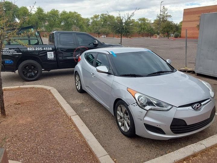 Car With New Glass Replacement