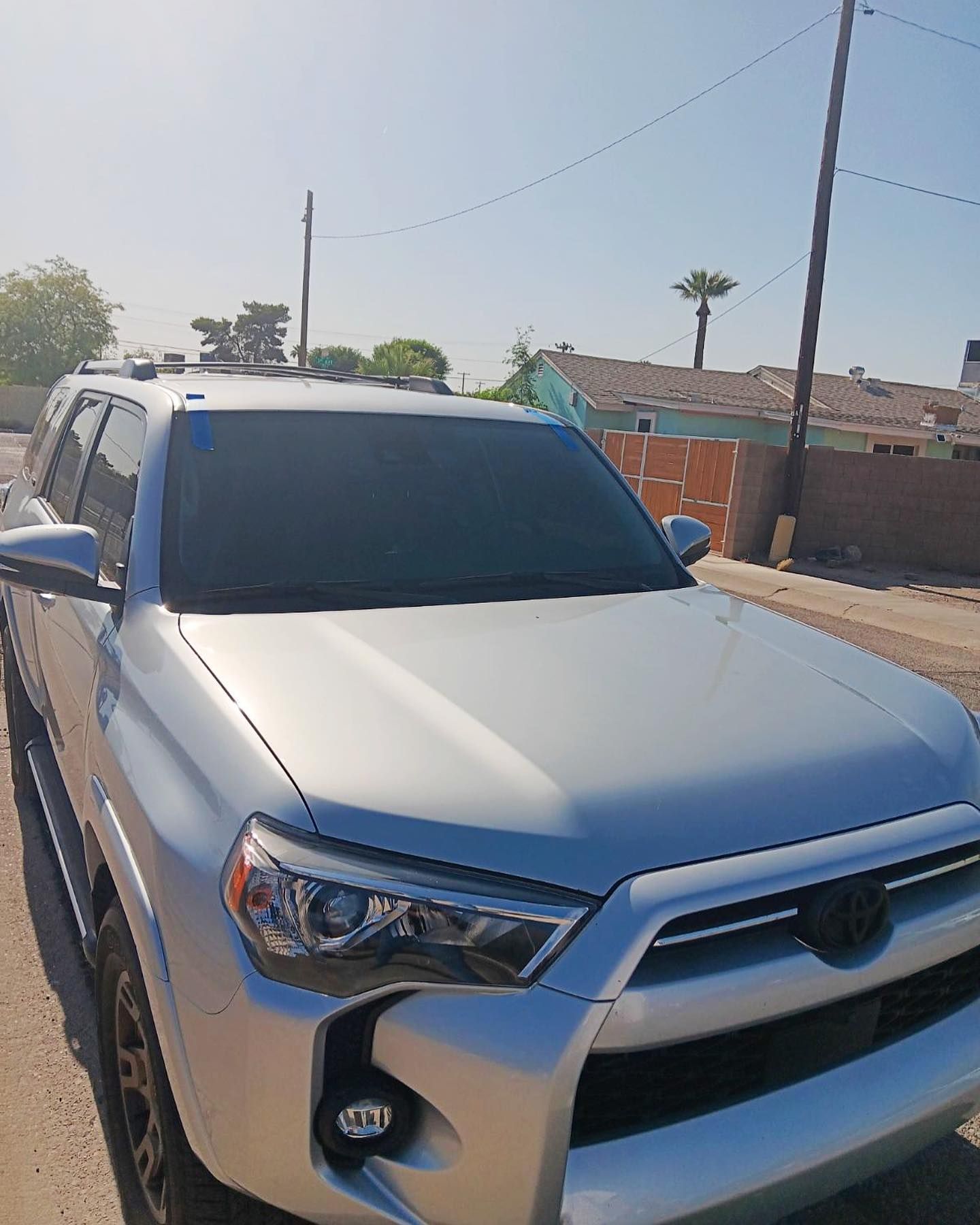 Car With New Windshield