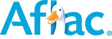 A logo for affac with a duck on it