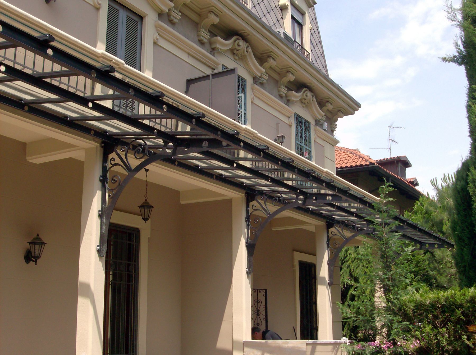 vetrate e tettoie Vinser a Milano