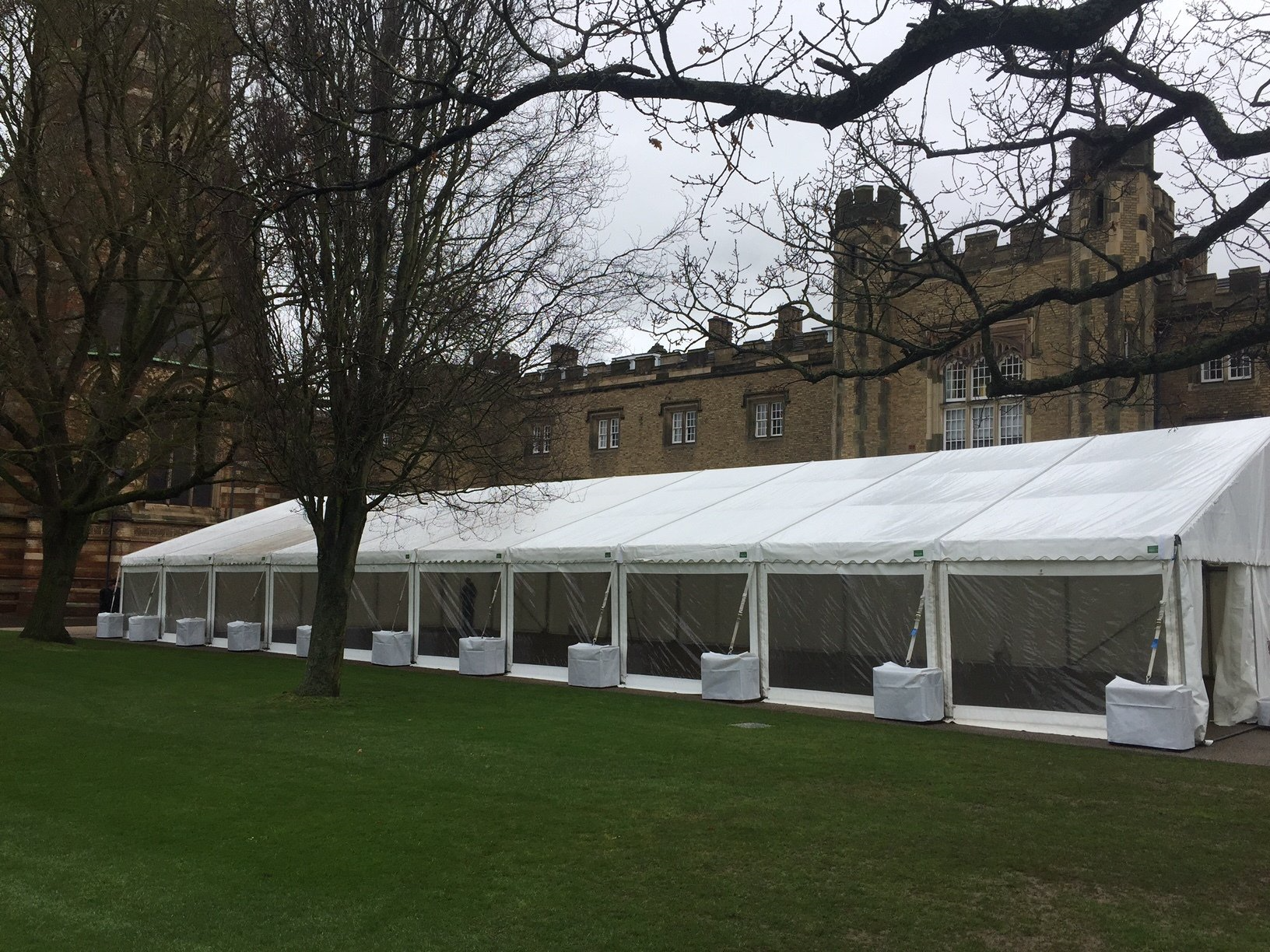 Marquee at Rugby School