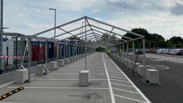 Walkway marquee hire