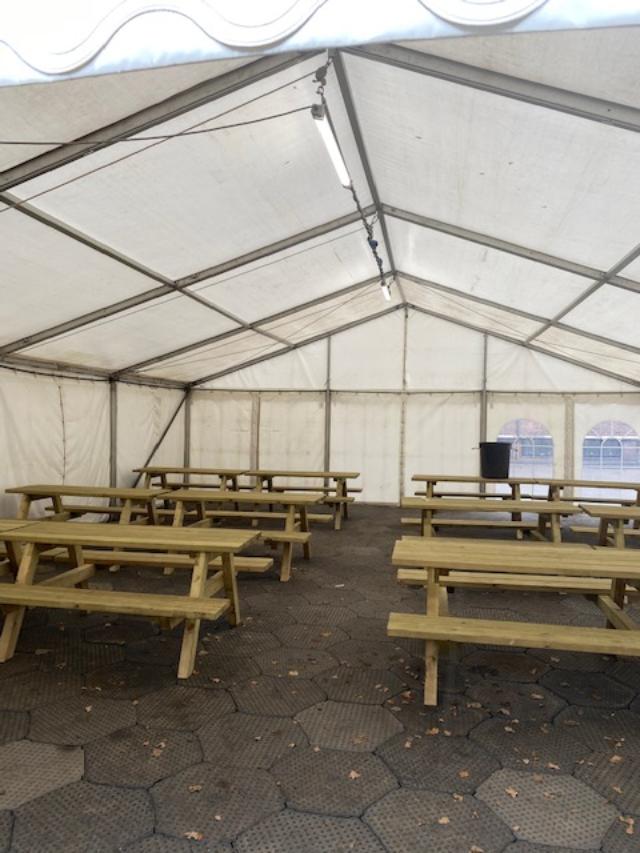 Marquee for schools with hard