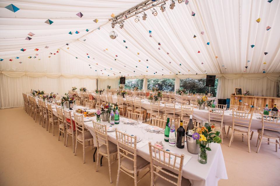 wedding marquee Bedford