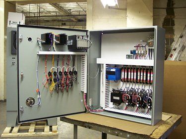 Industrial Gas Burner Control Panel