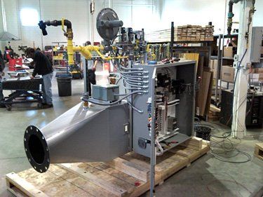 Direct Fired Air Heater Thermal System