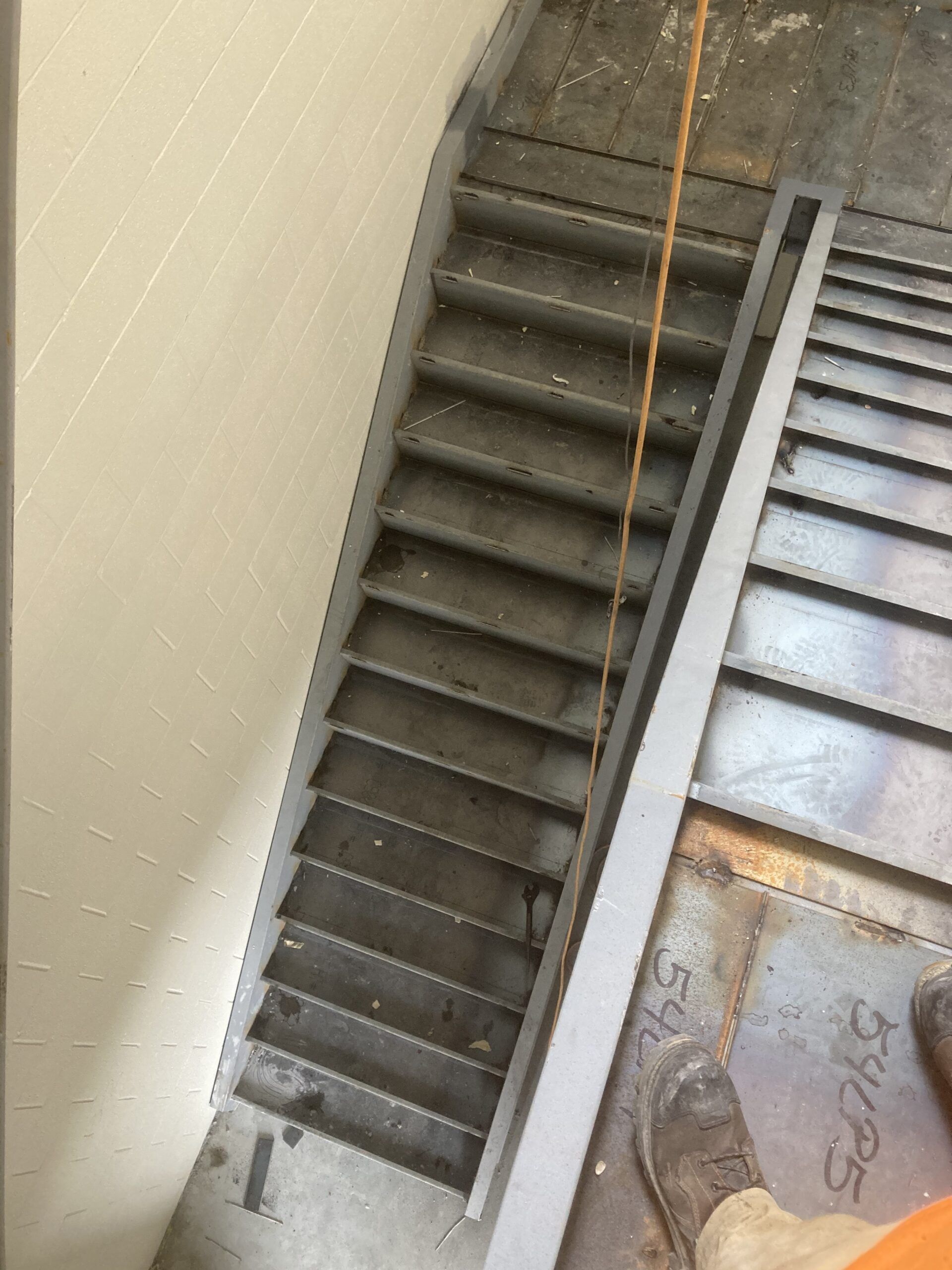 A staircase with the number 51735 on it