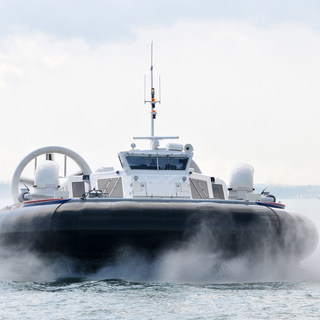 hovercraft on the solent