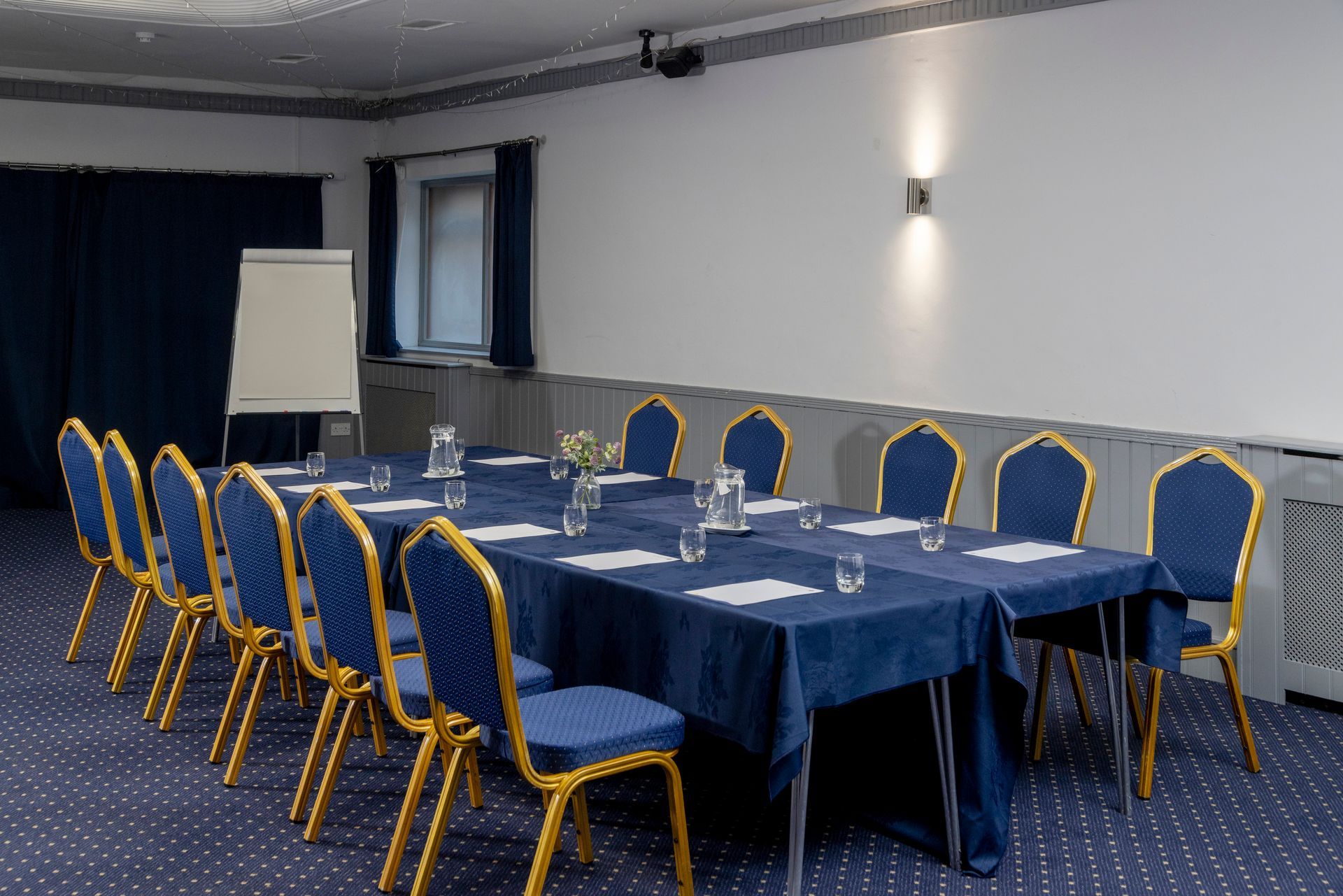 The Nelson Lounge set up for a meeting