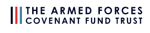 The logo for the armed forces covenant fund trust