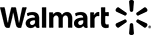 Walmart logo with black text and blue spark symbol on white background