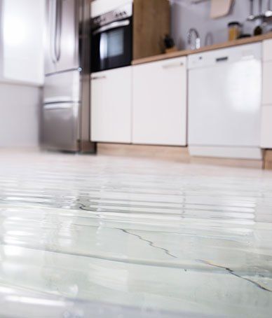 A home in Flagstaff, AZ, that will need water damage restoration