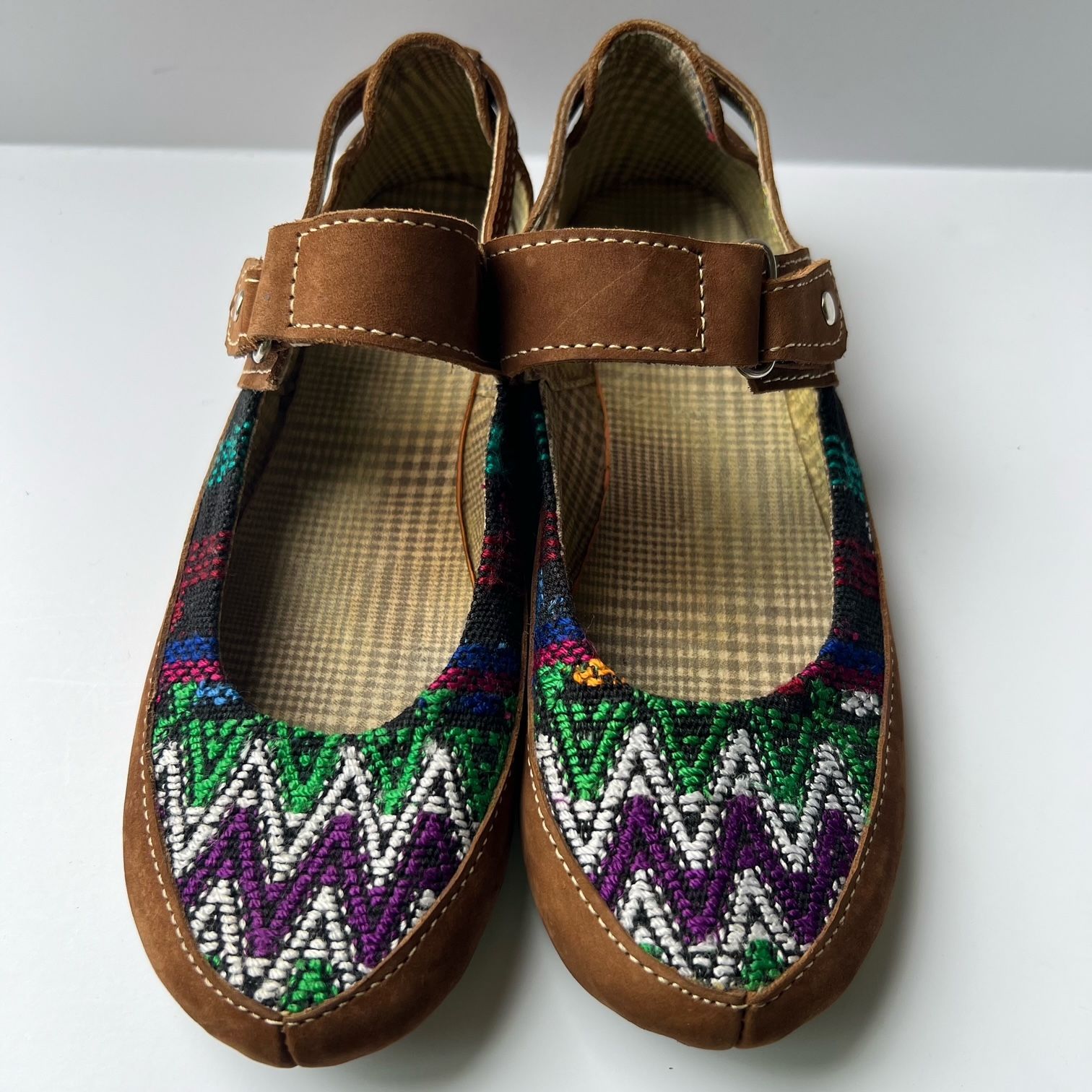 Huipil Mary Jane Flats