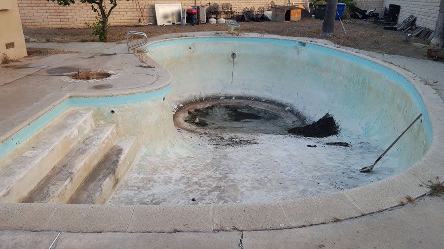 Residential Swimming Pool — Mira Loma, CA — Sneve Bobcat Service