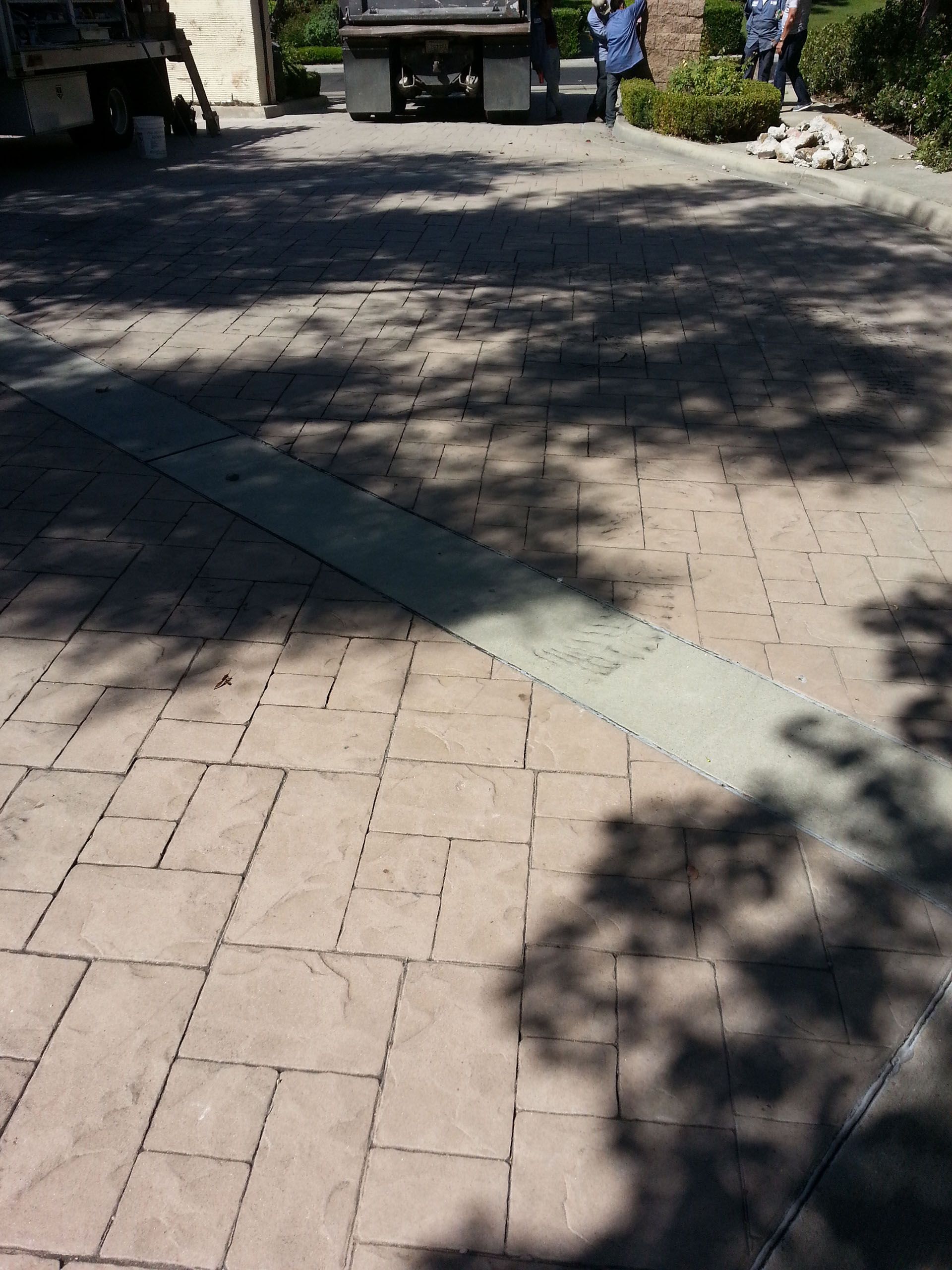 Brick Driveway — Mira Loma, CA — Sneve Bobcat Service