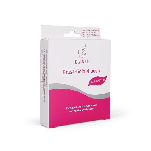 Elanee gel compres, 12 stuks per 2 verpakt