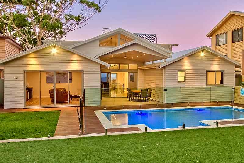 Home At Dusk — Painting Services in Central Coast, NSW
