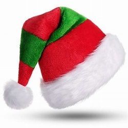 Bright santa hat