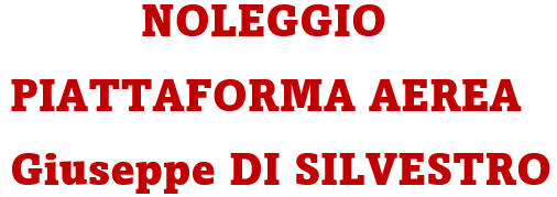 Noleggio Piattaforma Aerea Giuseppe di Silvestro logo