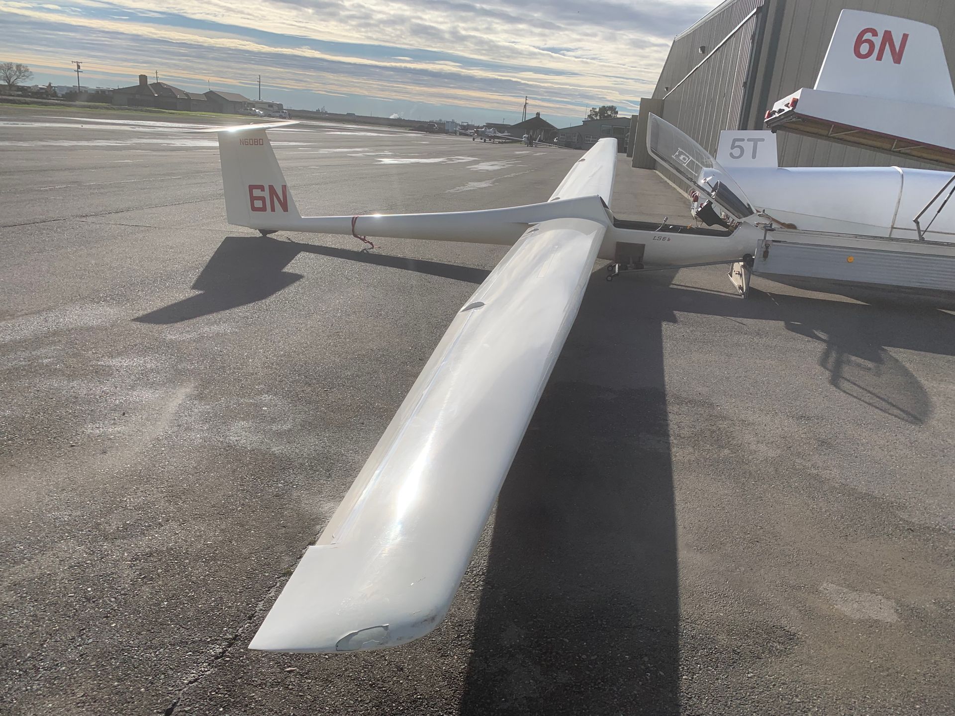 A plane with the number 6n on the tail